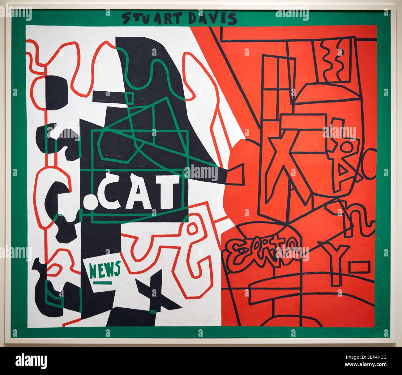 Pochade, 1956-1958, Stuart Davis (1892-1958) Stock Photo