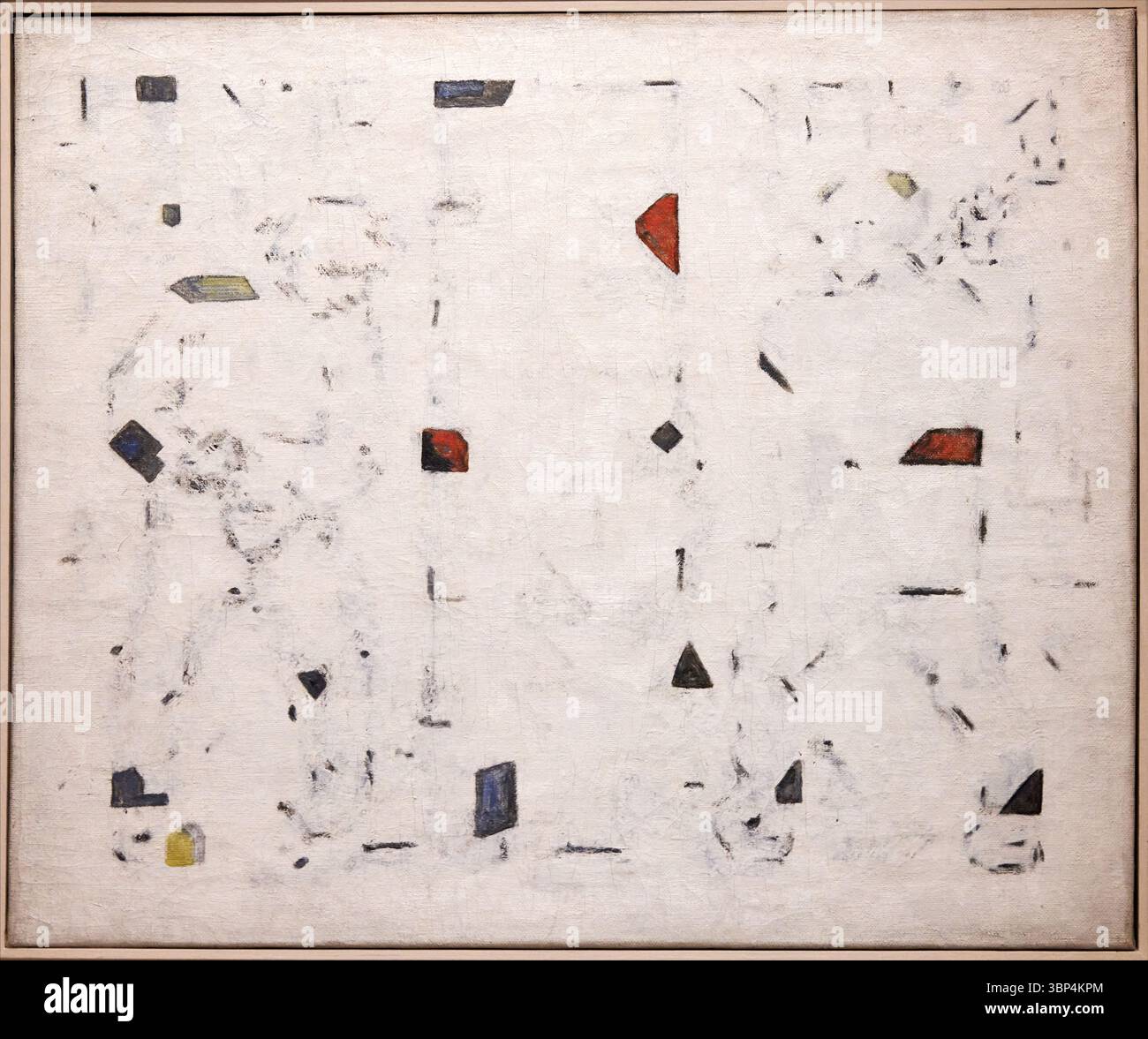 Bart van der Leck, Utrecht, 1876-Blaricum, 1958, Woodhackers, 1927, Thyssen Bornemisza Museum, Madrid, Spain, Europe Stock Photo