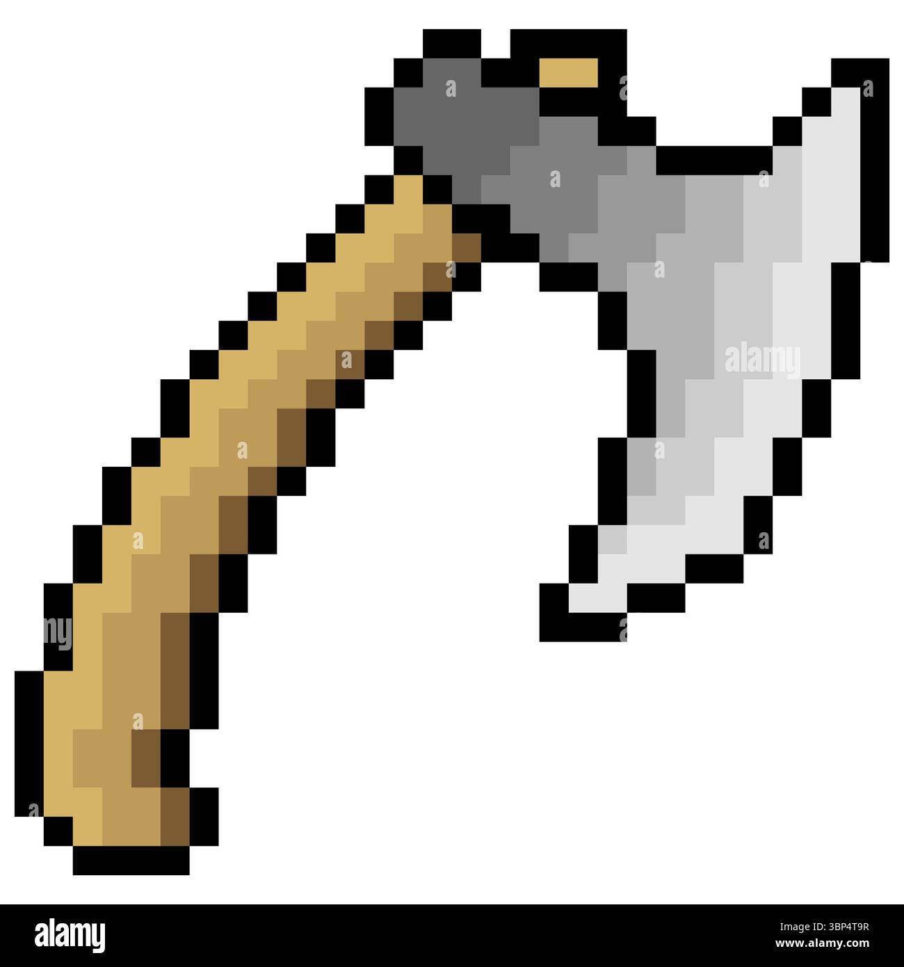 Axe weapon with pixel art style Stock Vector Image & Art - Alamy
