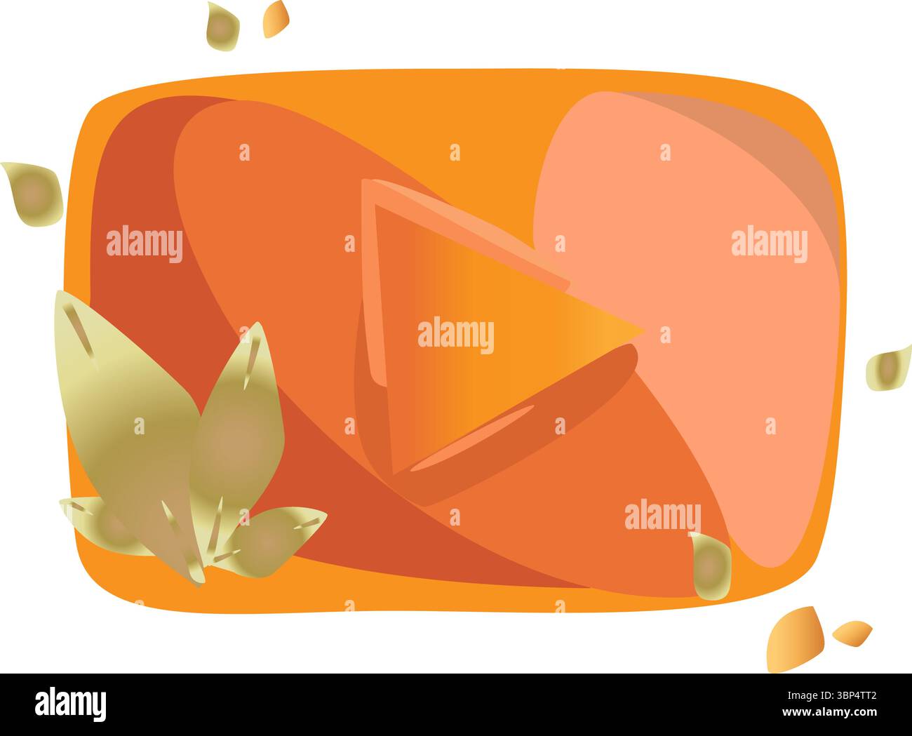 Play button. Flat play icon. Simple multimedia button. Video play button. Rectangular play button. Stock Vector