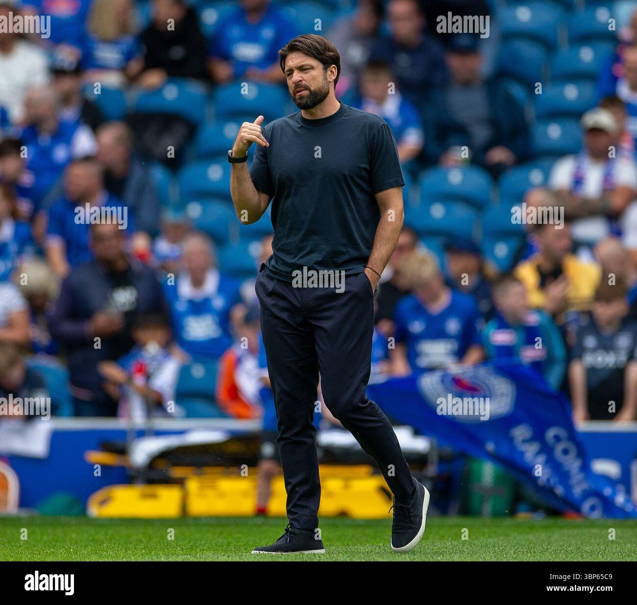 Ibrox Stadium, Glasgow, UK. 6th July, 2025. Pre Season Football ...