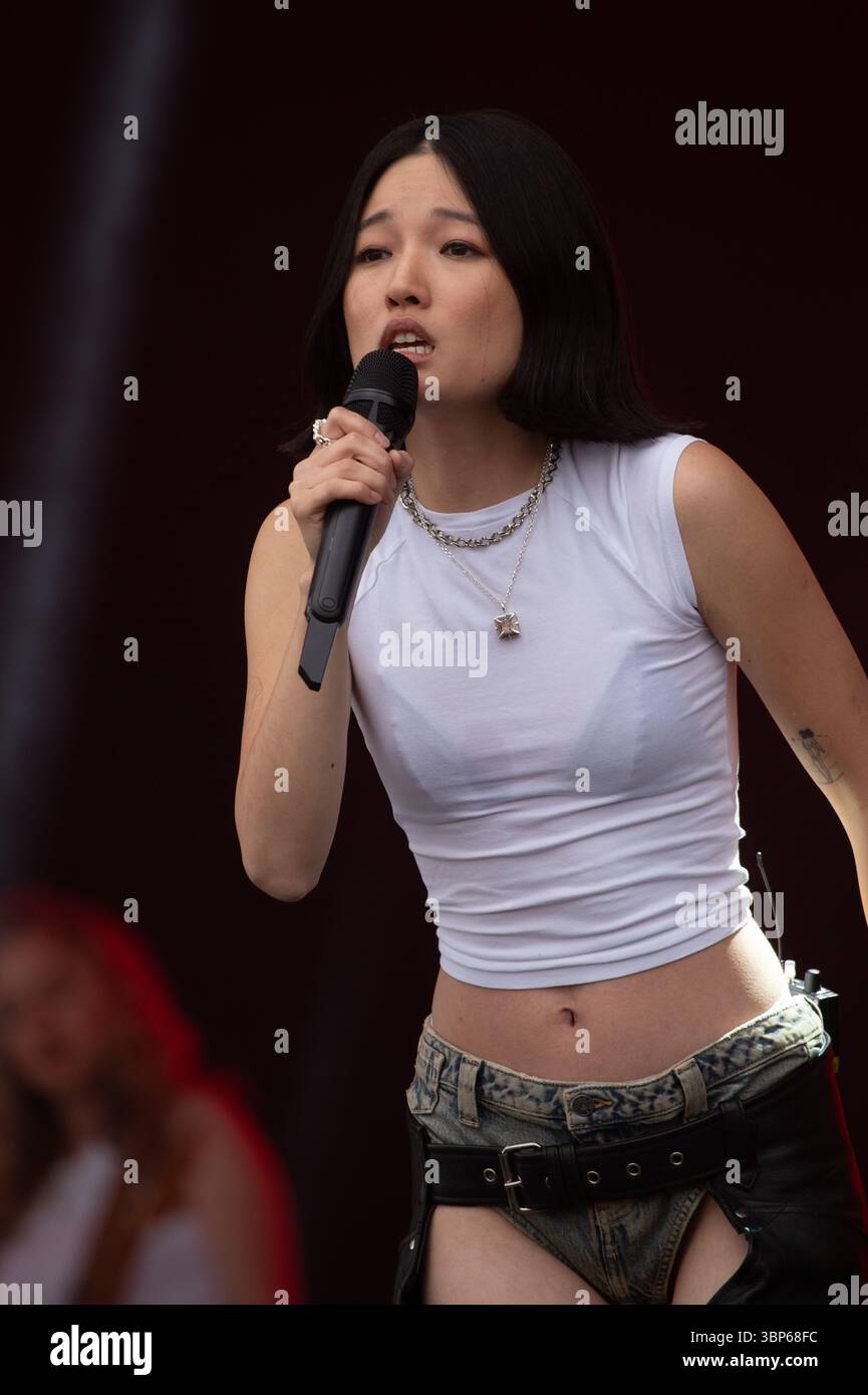 Qisha London, England. 6th July 2025. Chloe Qisha performs on the Rainbow ...