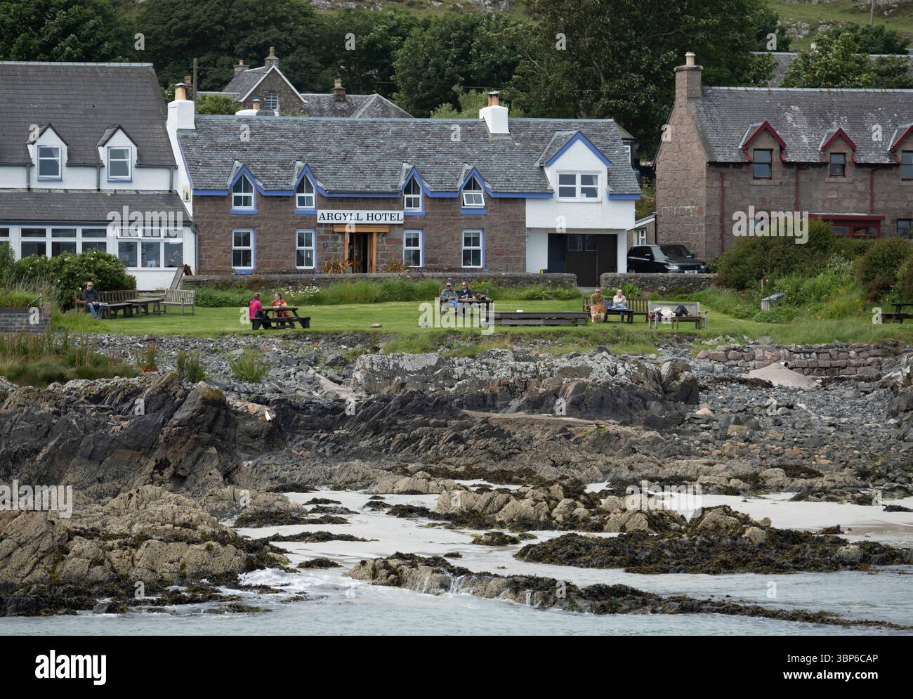 Argyll hotel, Baile Mor village, Isle of Iona, Inner Hebrides, Scotland ...