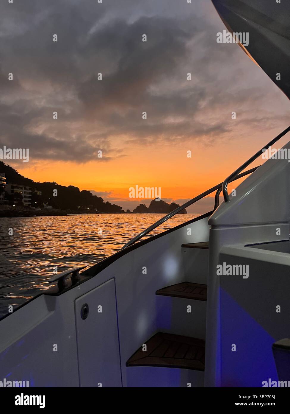 Yacht Ride in Mexico - Smartphone Captured Stock Image
