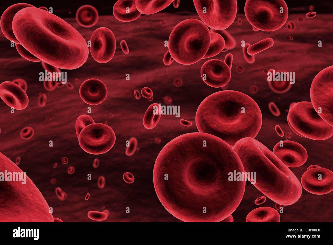 Blood Reference Image Graphic image of red blood cells Stock Photo - Alamy