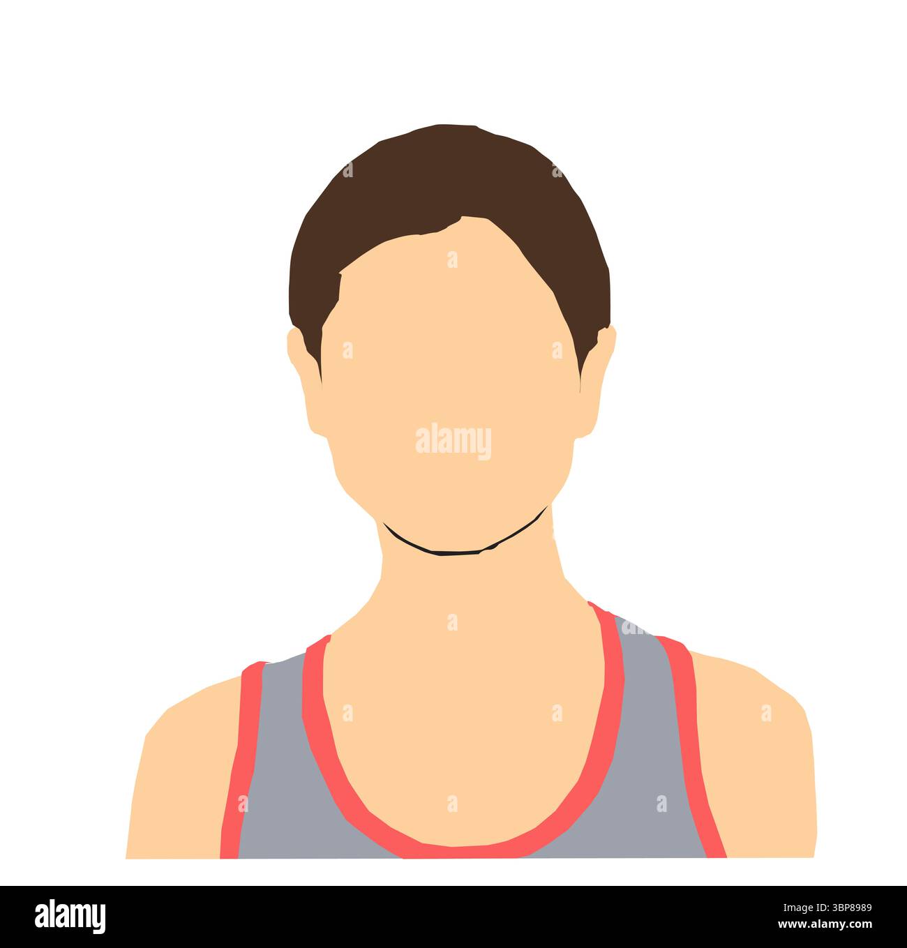 different occupational people profile collection Stock Vector