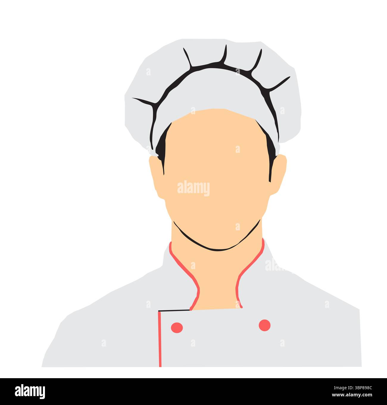 different occupational people profile collection Stock Vector