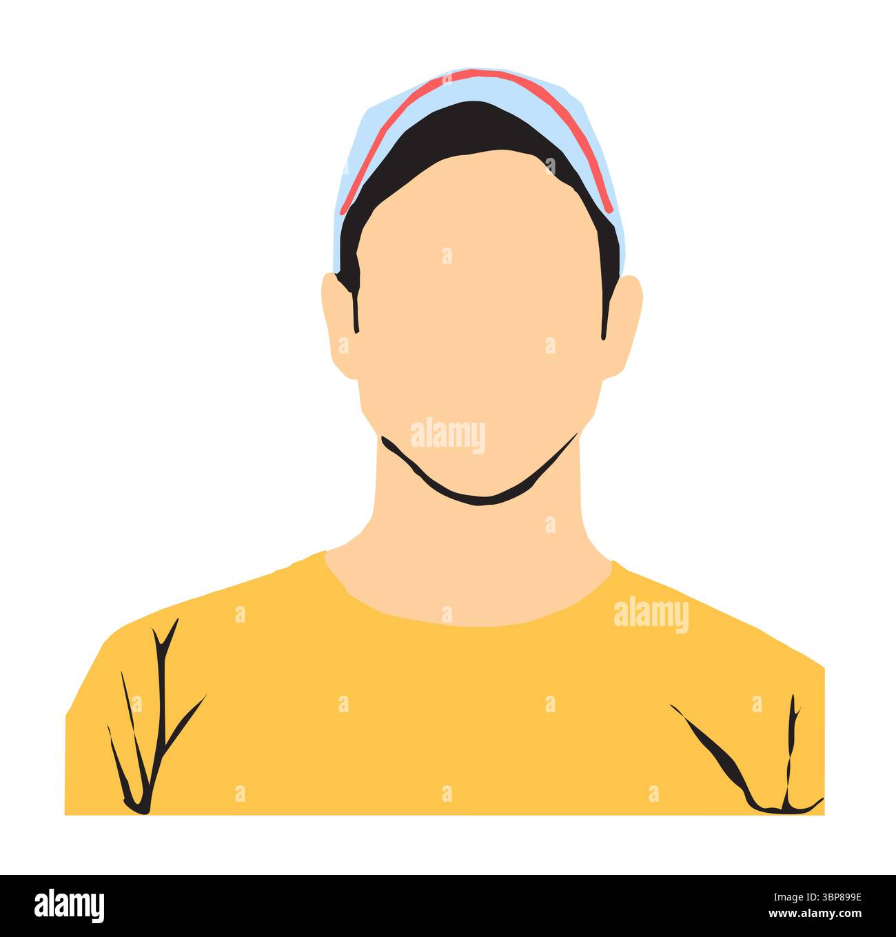 different occupational people profile collection Stock Vector