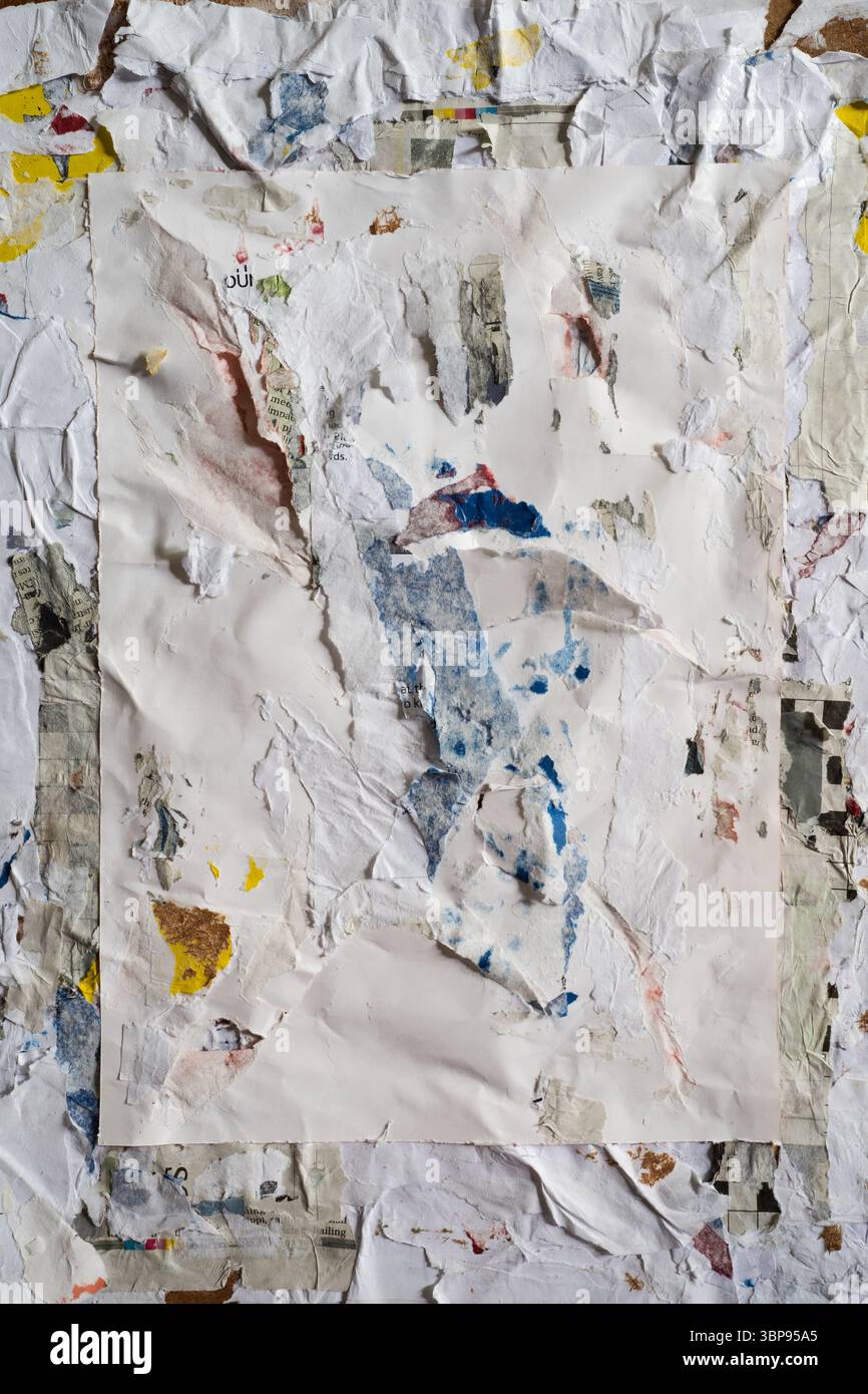 Vertical dirty advertisement board texture background Stock Photo - Alamy