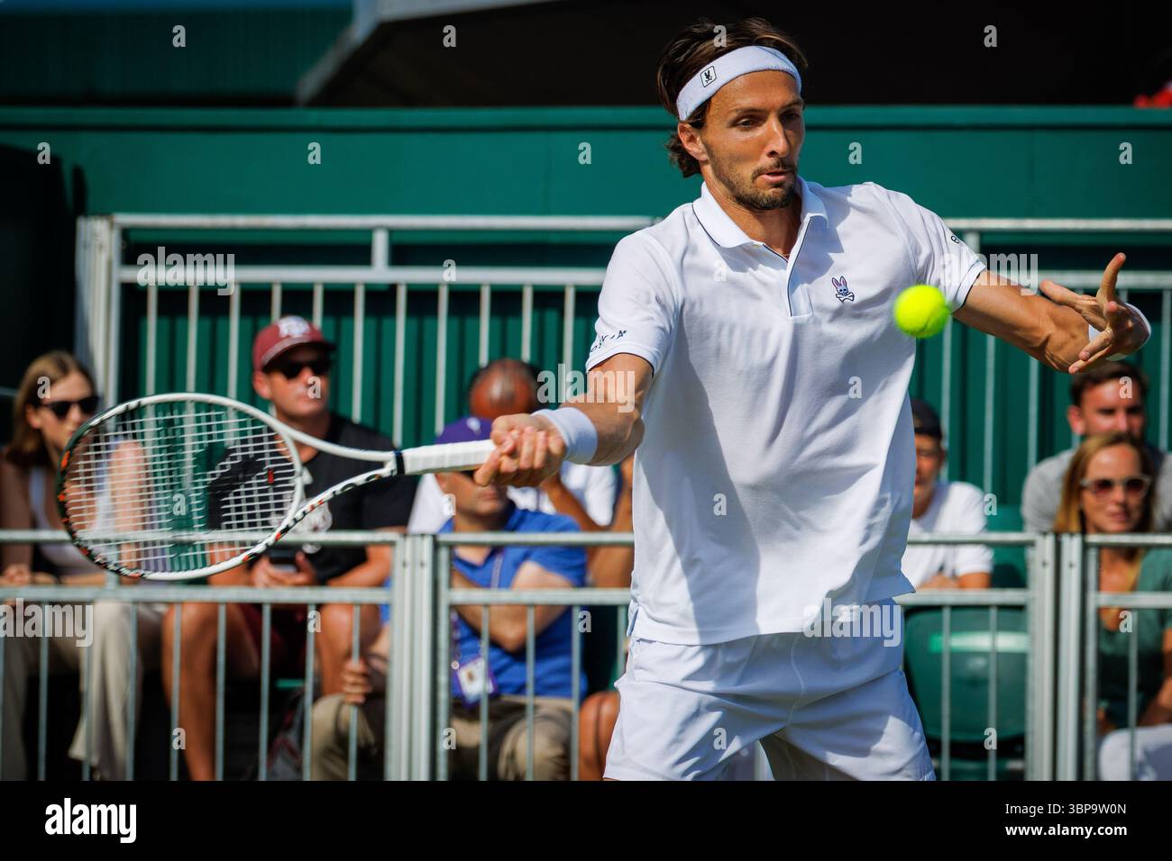 Rinderknech Racket Arthur Rinderknech (FRA) during the third round match against Kamil ...