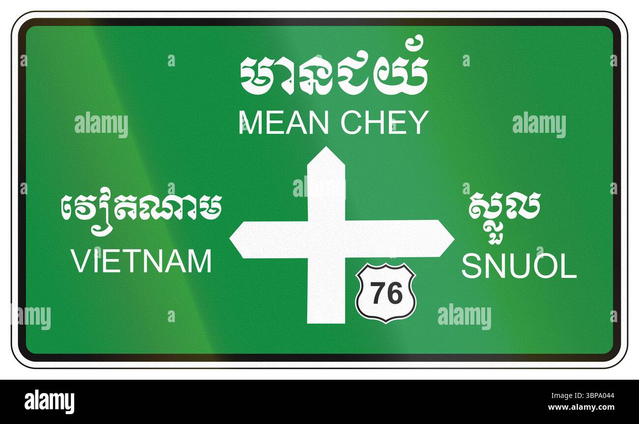 Direction In Khmer Snuol hi-res stock photography and images - Alamy