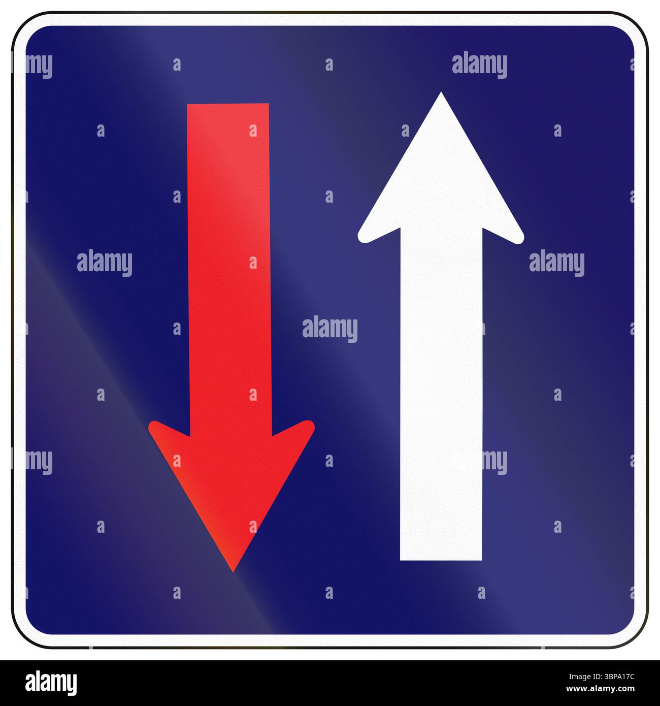 Direction In Khmer Regulatory road sign in Cambodia - Priority over all traffic from the ...