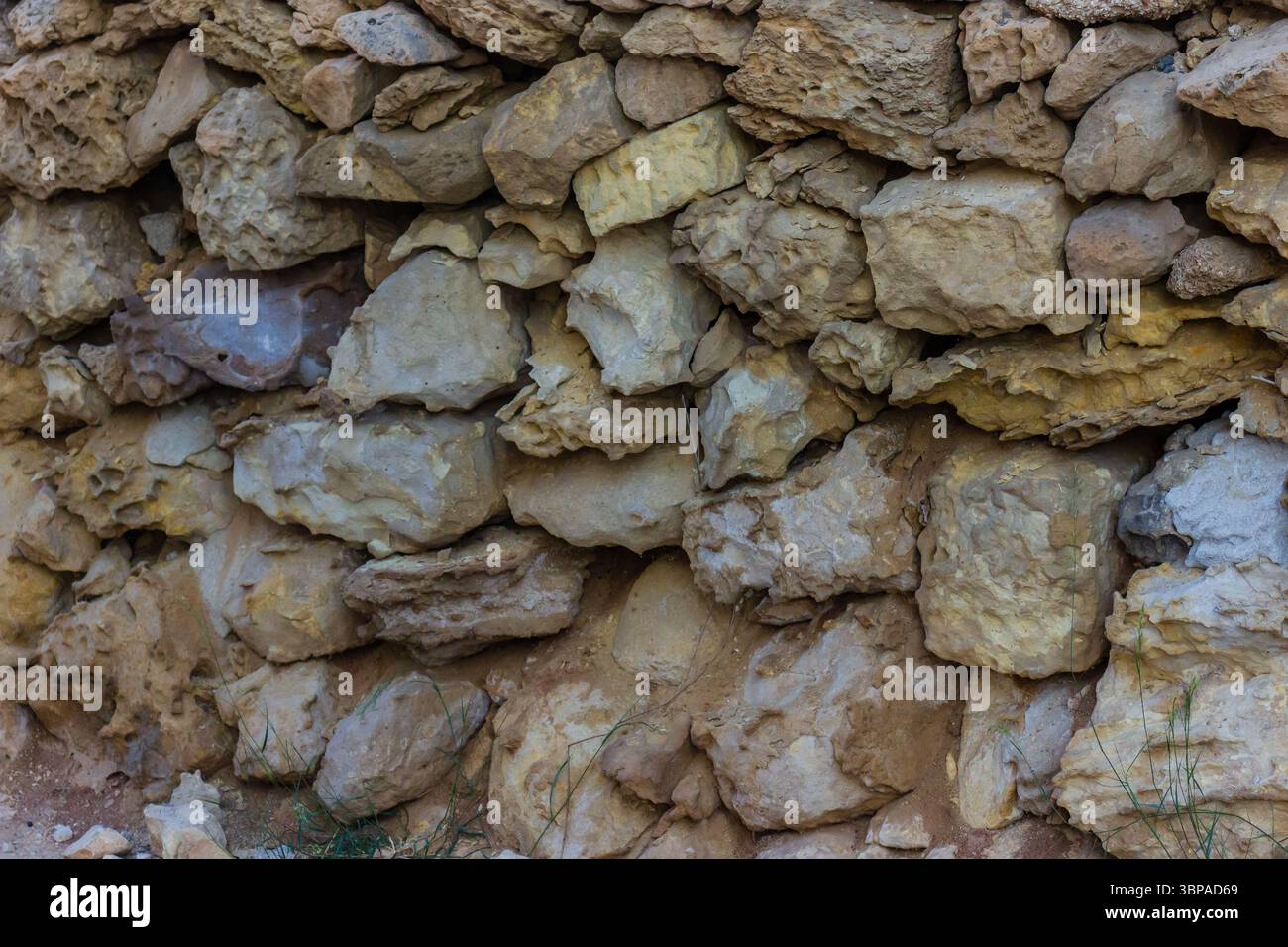 Rustic Stone Wall Close-Up Depicting Texture and Natural Detail Stock ...