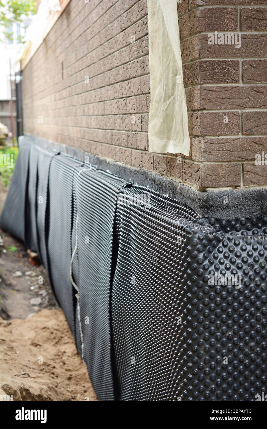 Foundation Damp Proofing. Basement,foundation insulation details with ...