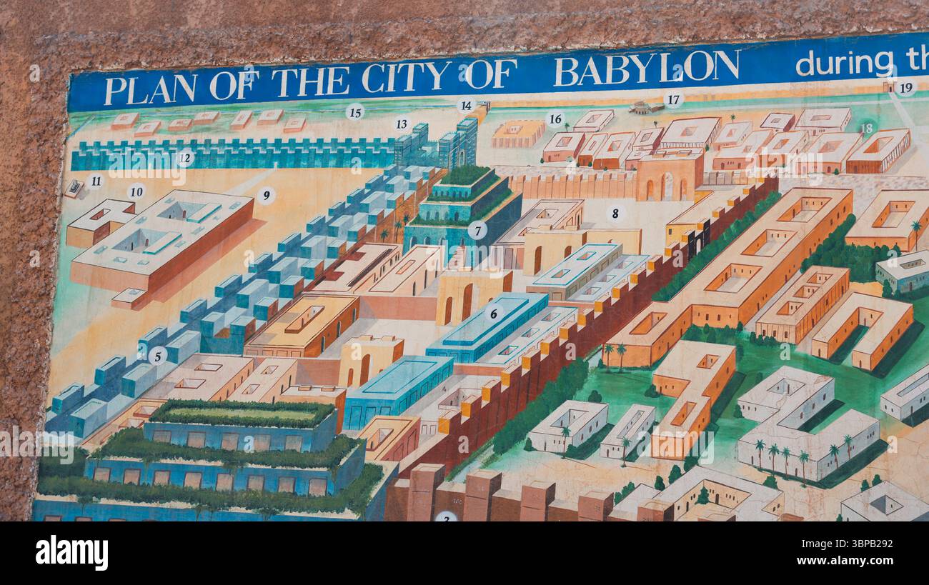 Ancient babylon map hi-res stock photography and images - Alamy