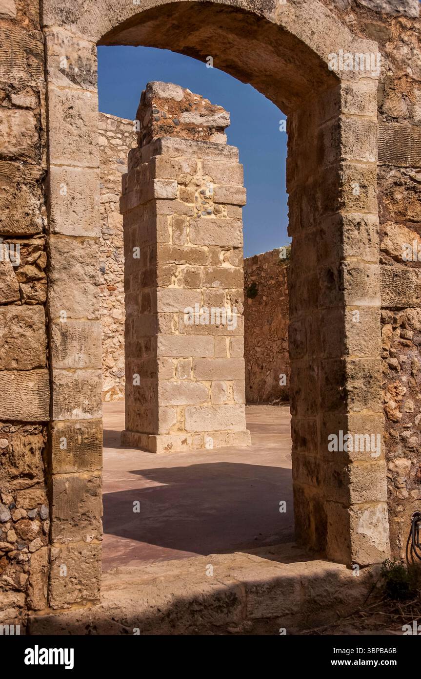 The image is of what remains of the abandoned 16th century old Fortress ...