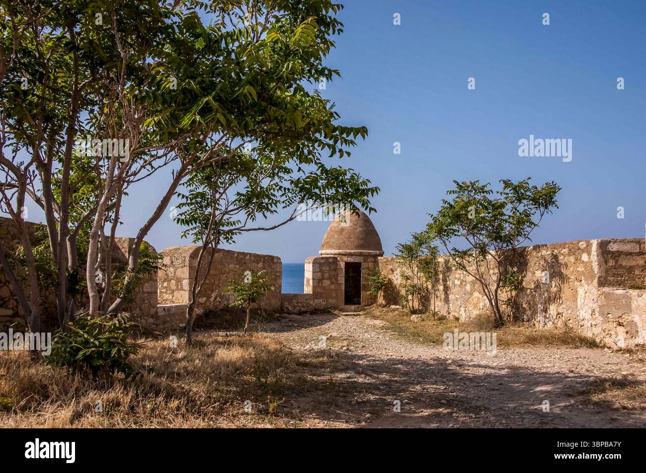 The image is of what remains of the abandoned 16th century old Fortress ...