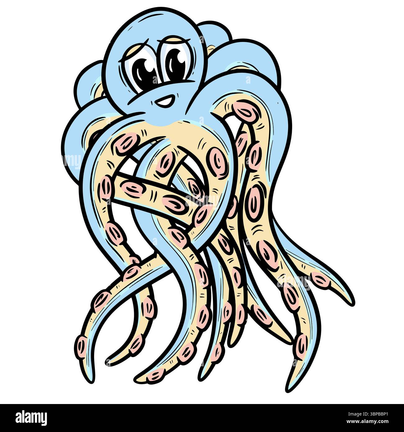 Cartoon octopus Tentacle Cthulhu Clipart Octopus Stock Photo