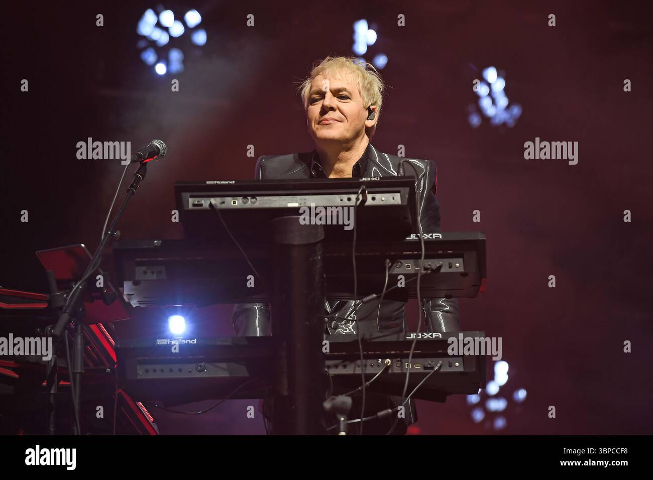 LONDON, ENGLAND - MAY 02: Nick Rhodes of ‘Duran Duran’ performing at O2 ...