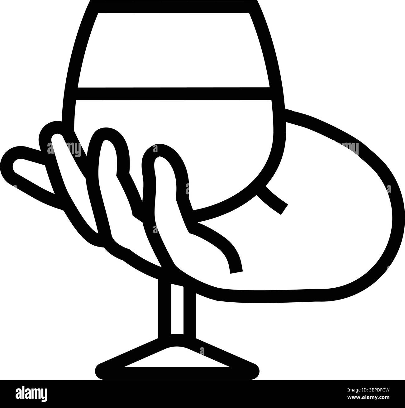 alcohol consumption line icon vector illustration Stock Vector