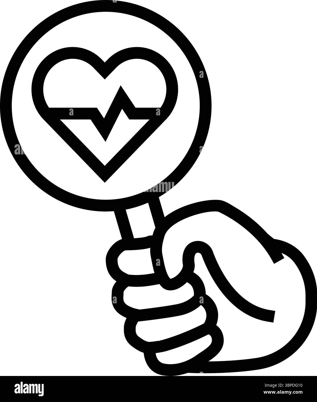 health screening line icon vector illustration Stock Vector