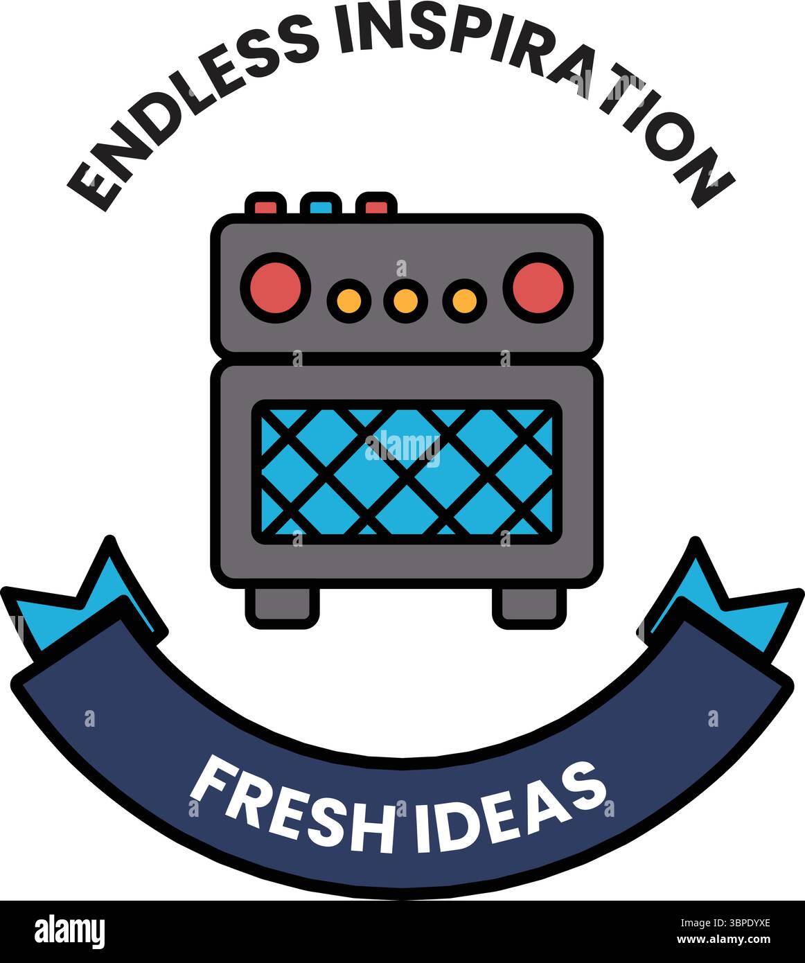Endless inspiration fresh ideas. A guitar amplifier with a ribbon. A ...