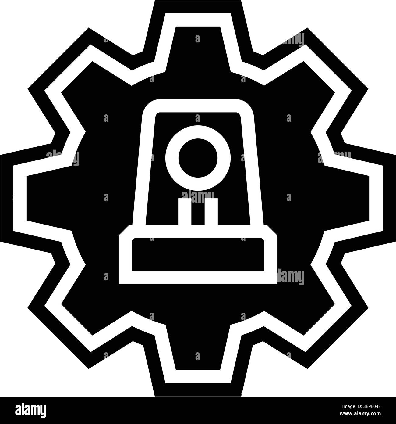 emergency mode feature glyph icon vector illustration Stock Vector ...
