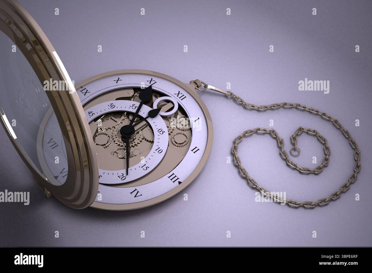 Clock roman numerals over digital hi-res stock photography and images ...