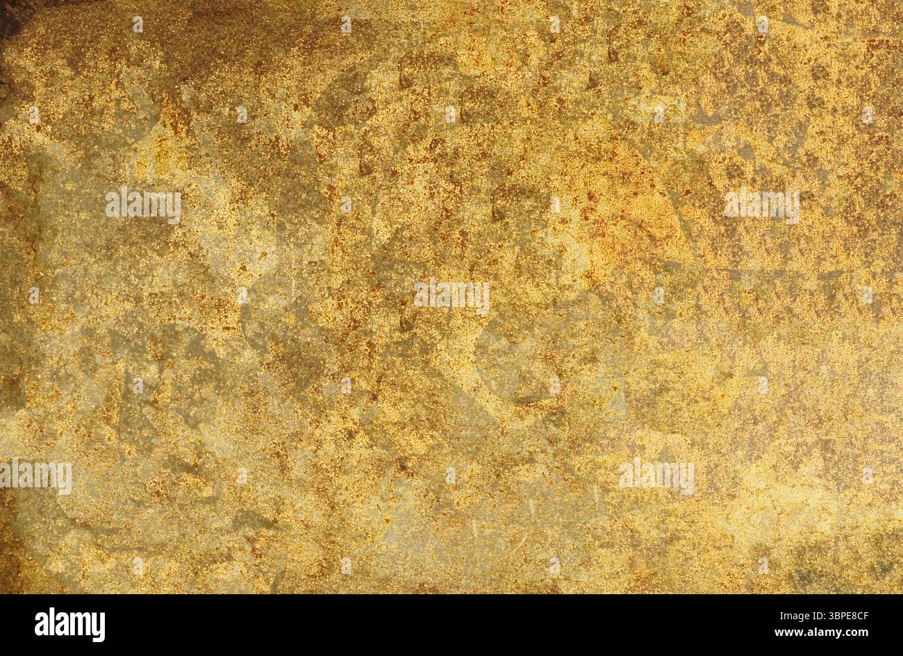 Gold textured background showing rough surface with stains Stock Photo ...