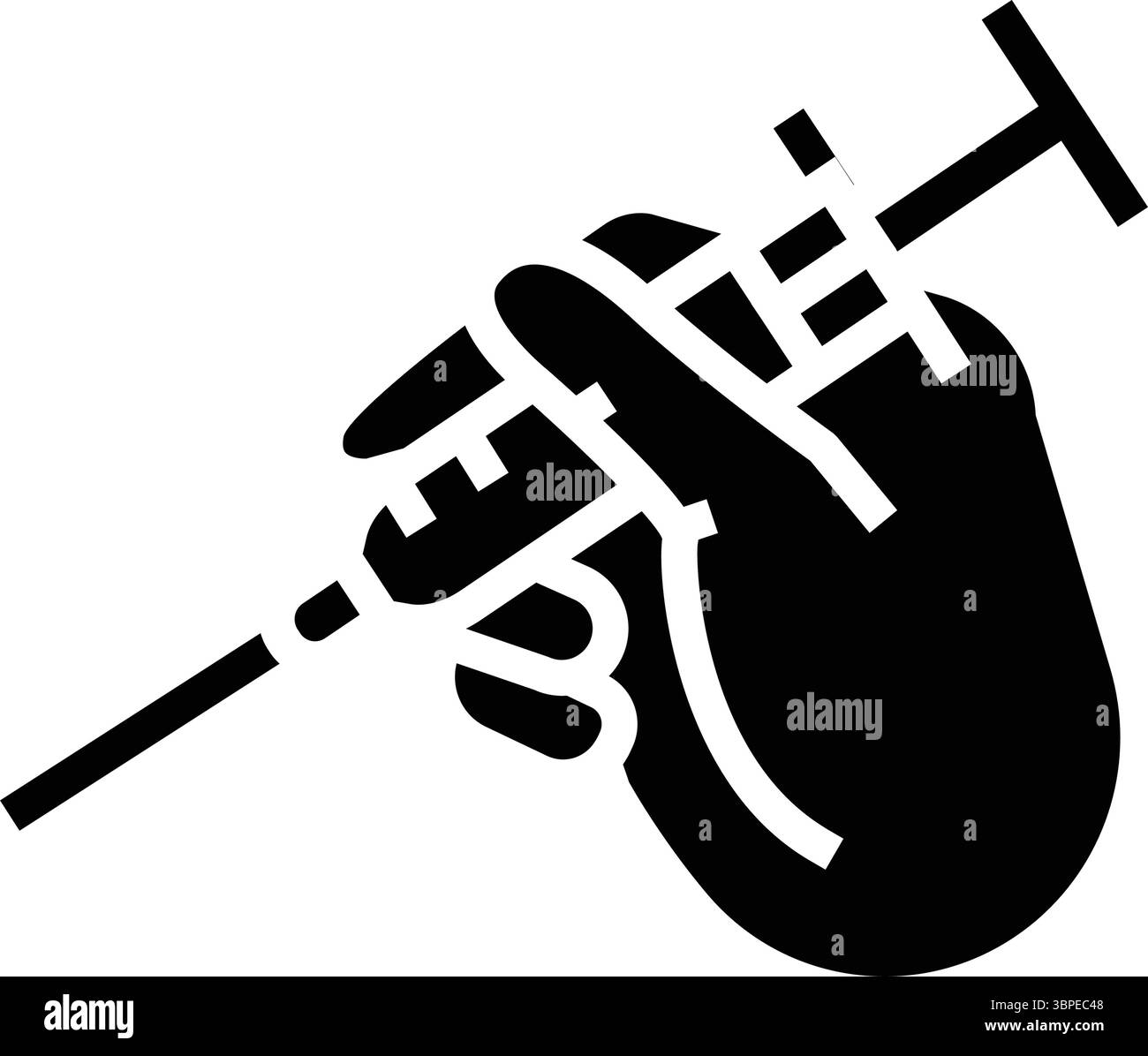 vaccination coverage glyph icon vector illustration Stock Vector