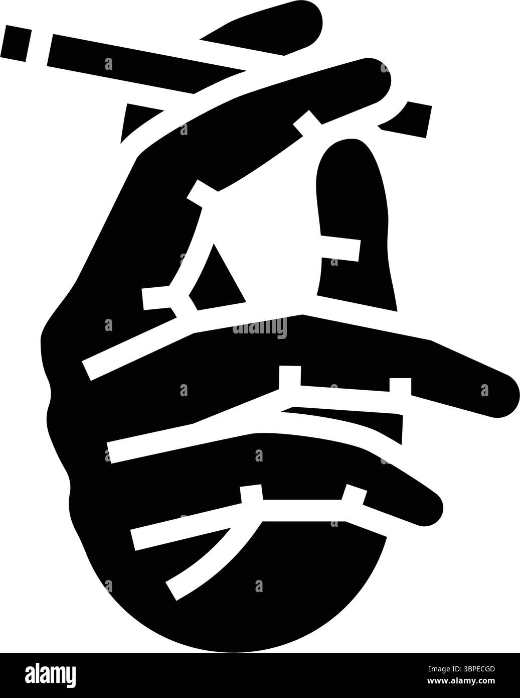 smoking prevalence glyph icon vector illustration Stock Vector