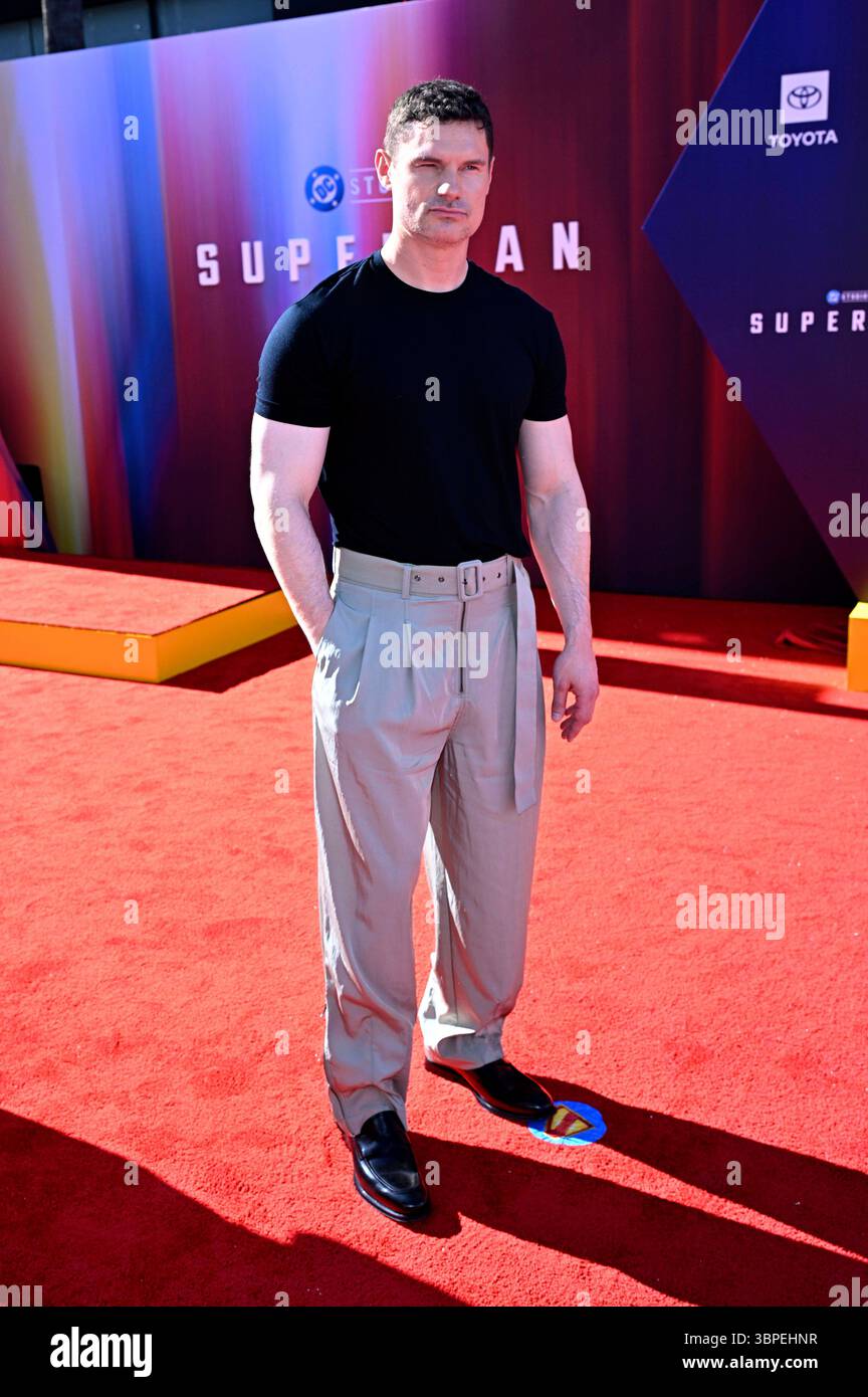 Flula Borg bei der Weltpremiere des Kinofilms Superman im TCL Chinese ...