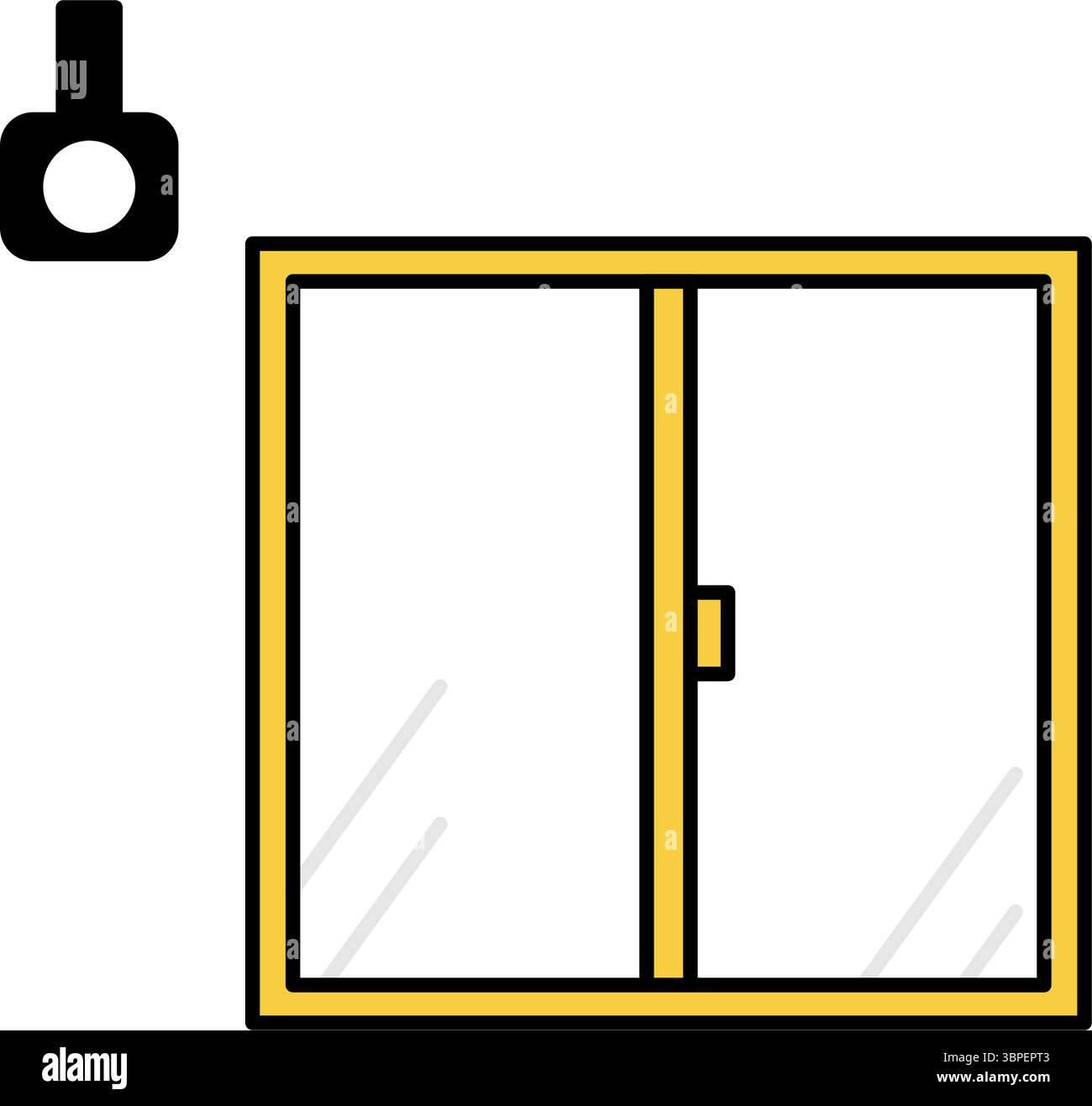Windows with surveillance cameras, Crime Prevention and Home Security ...