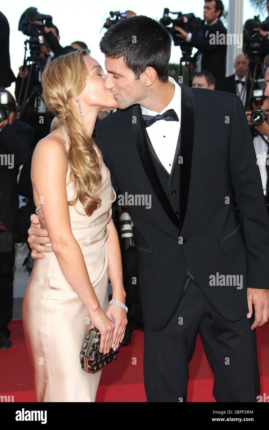 Jelena Ristic and Novak Djokovic at the premiere of 'The Beaver' at the ...