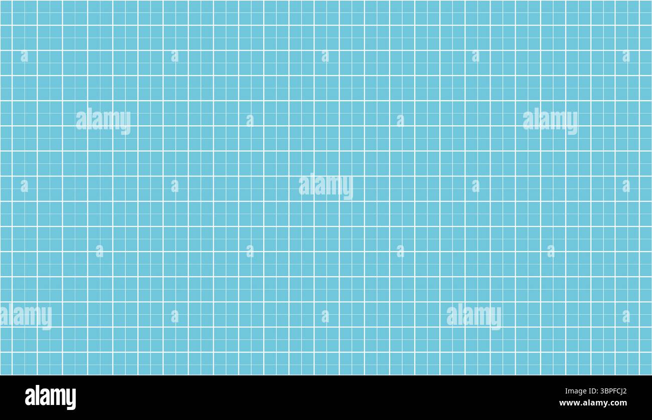 Blueprint, millimeter graph paper. Vector pattern. Stock Vector