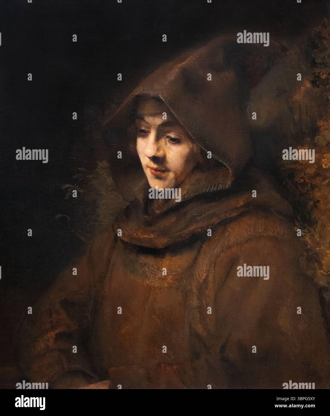 rembrandt-rembrandt-s-son-titus-in-a-monks-habit-1660-oil-on