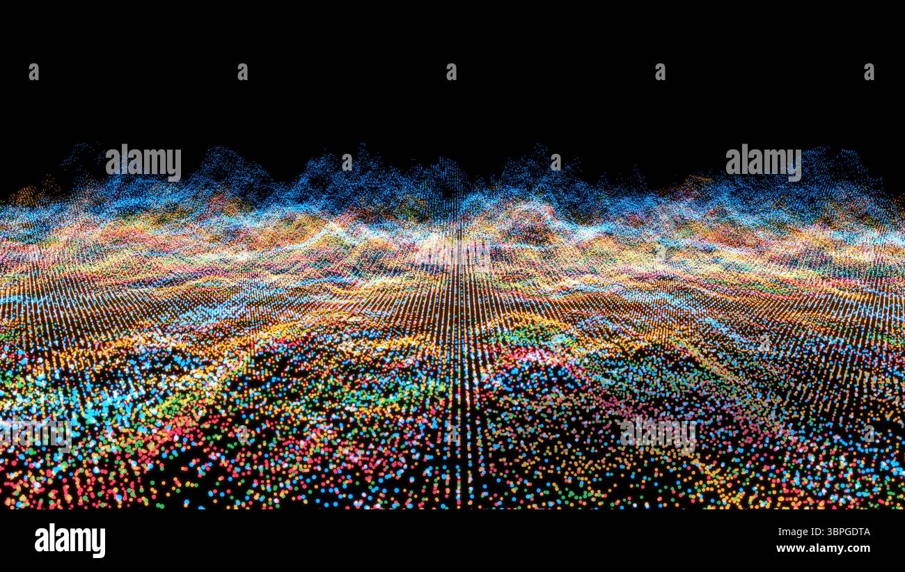 Futuristic abstract red lava waveform hi-res stock photography and ...