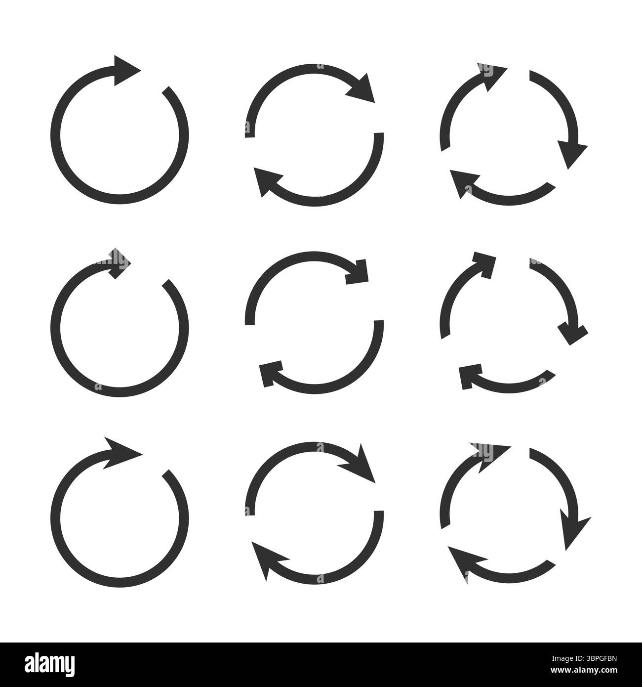 Cycle icons Stock Vector Images - Alamy