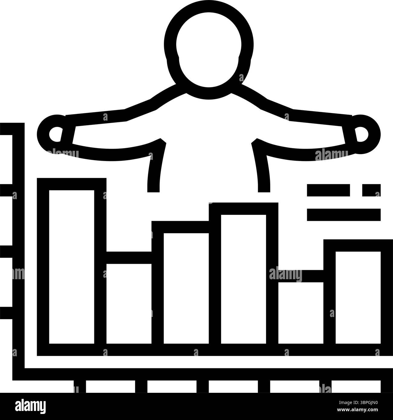 birth rate statistics line icon vector illustration Stock Vector Image ...