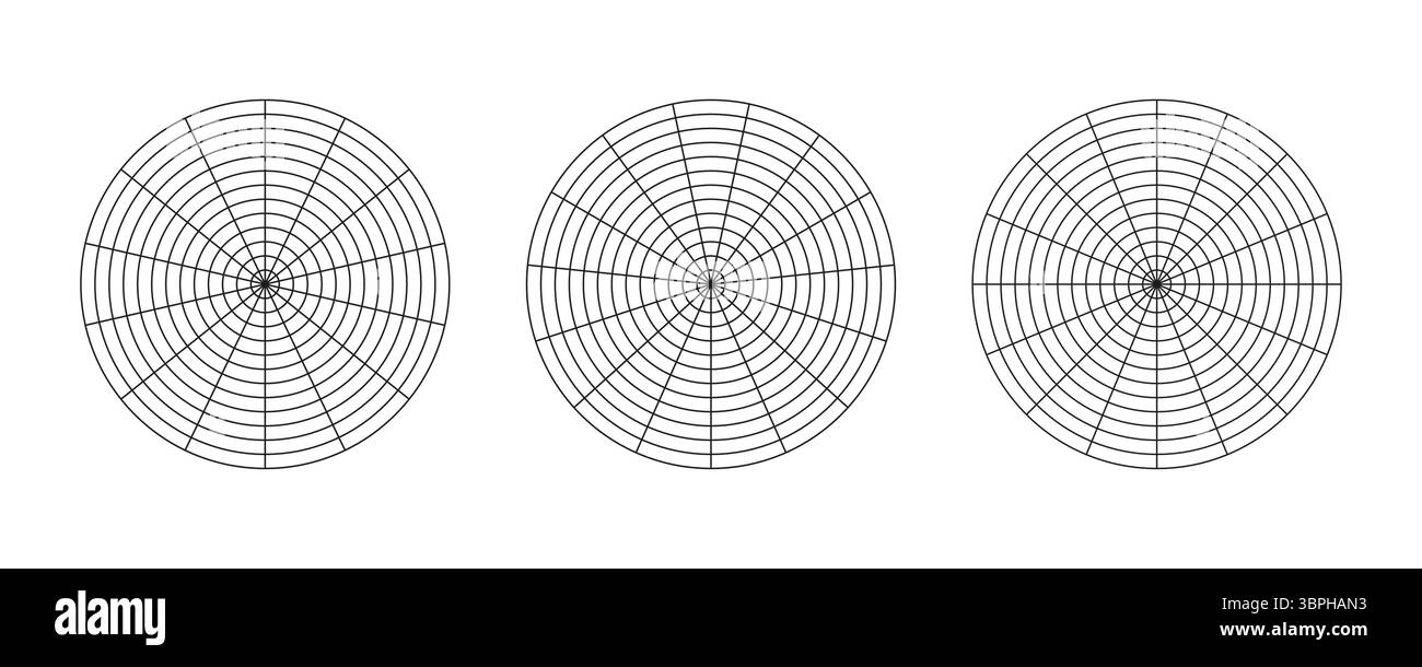 Wheel of life templates. Coaching tool for visualizing. Circle diagrams ...