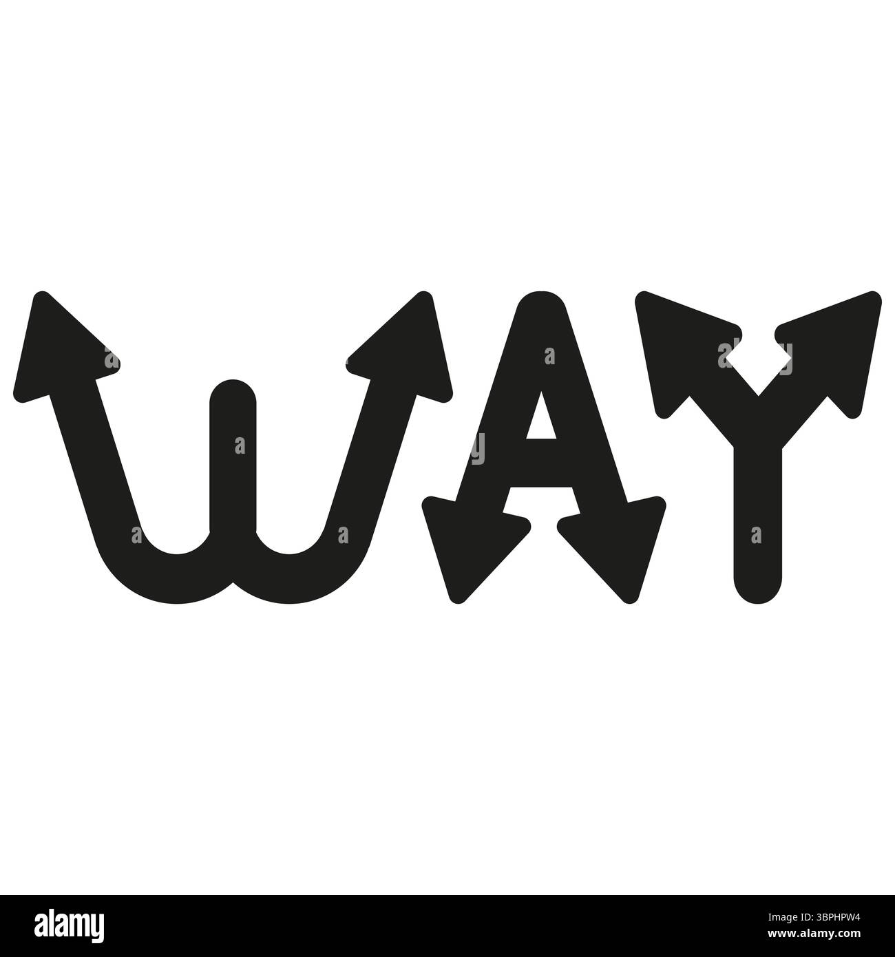 Lead way down Stock Vector Images - Alamy