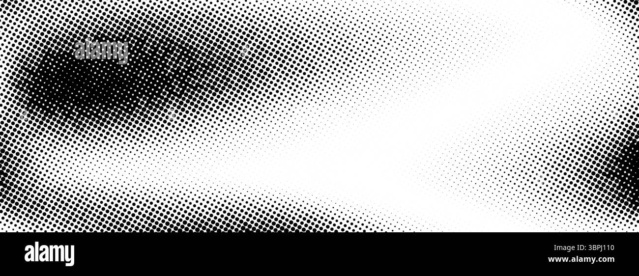 Grunge halftone gradient texture. Black pixelated grange backdrop ...