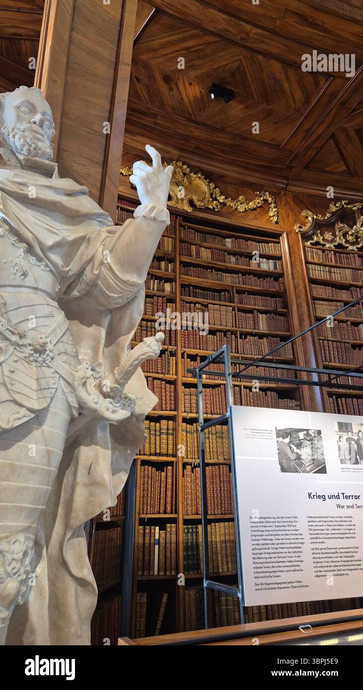 Beautiful Vienna city library environment - Smartphone Captured Stock Image