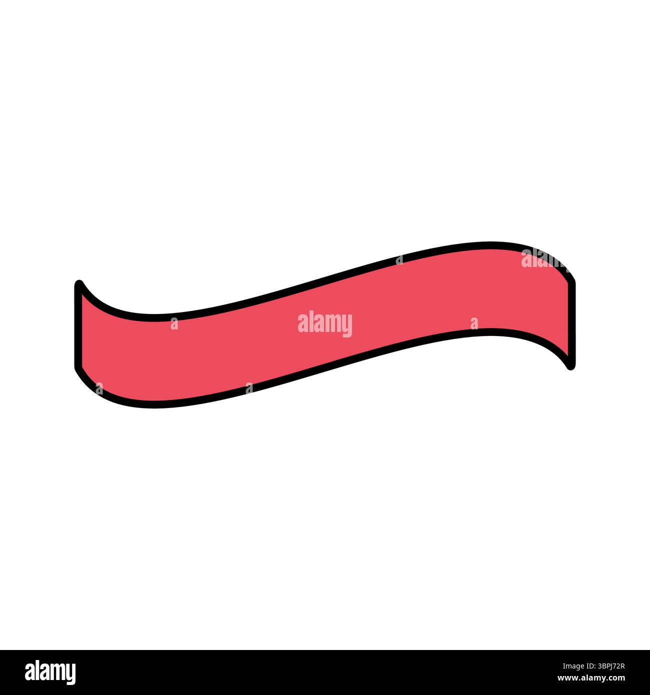 red ribbon banner design vector illustration Stock Vector