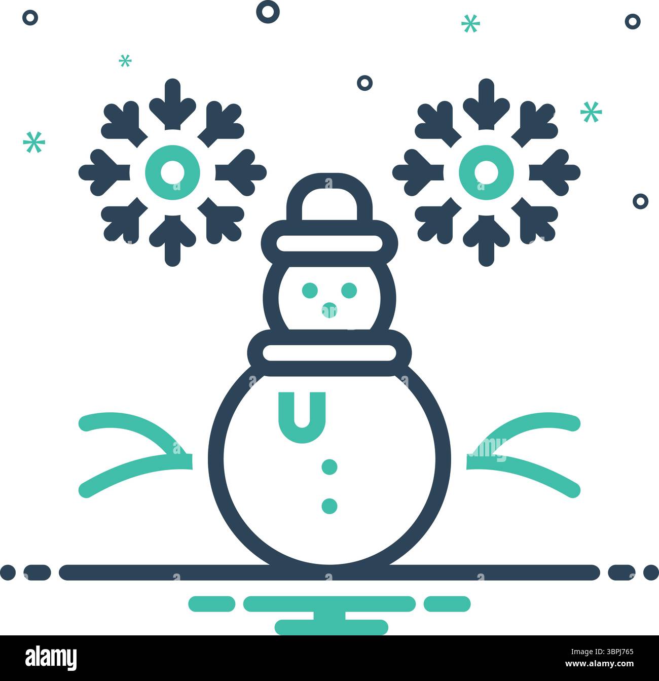 Icon for winter, snowman Stock Vector Image & Art - Alamy