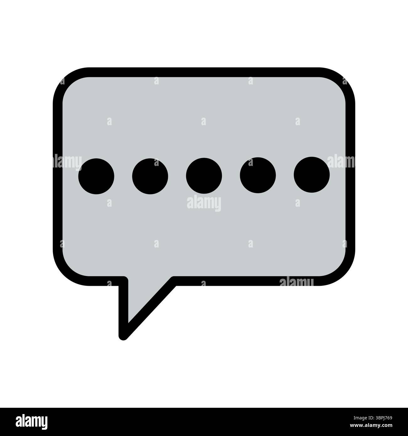 message waiting icon vector illustration Stock Vector