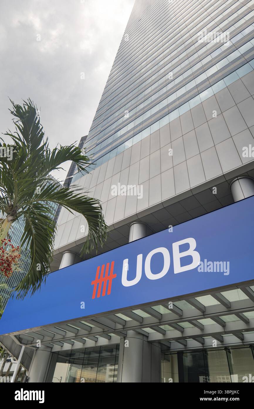 Kuala Lumpur, Malaysia - 09.13.2023: UOB United Overseas Bank branch ...