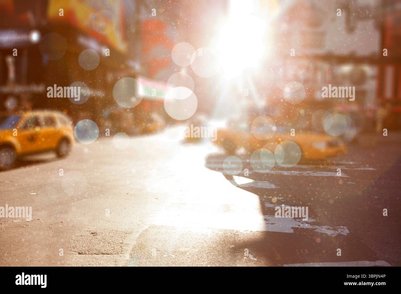Blurry street traffic signs hi-res stock photography and images - Alamy