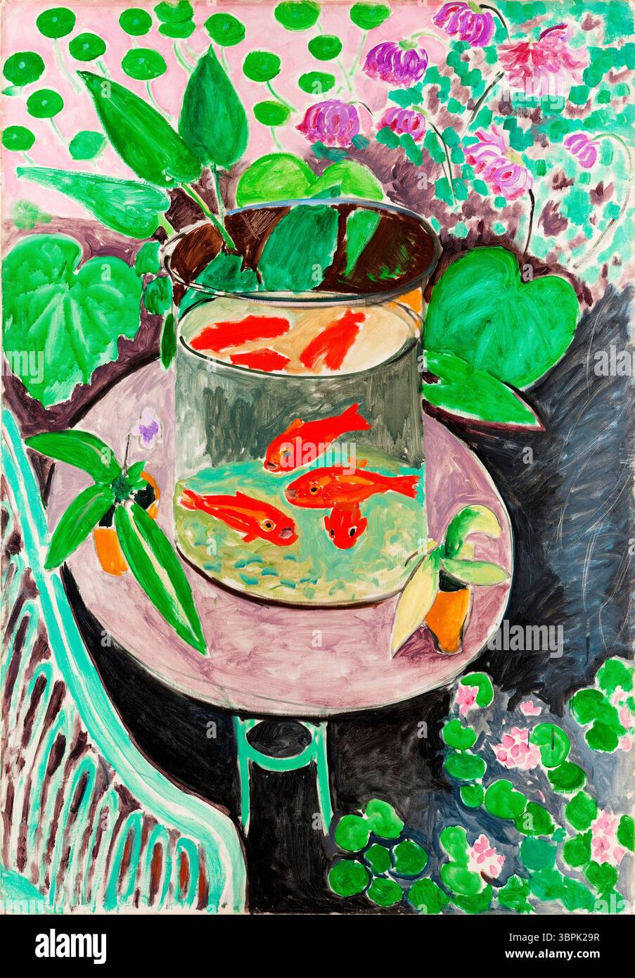 Henri Matisse, Goldfish, painting in oil on canvas, 1911-1912 Stock Photo