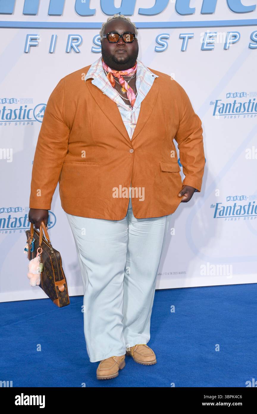 Richmond Rockson beim Fan Event zum Kinofilm 'The Fantastic Four: First ...